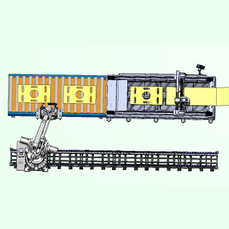 The Coil-uncoiling, Leveling, Feeding, And Laser Blanking Line