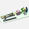 The Coil-uncoiling, Leveling, Feeding, And Laser Blanking Line
