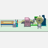 The Coil Uncoiling, Leveling, Feeding, And Cutting Line