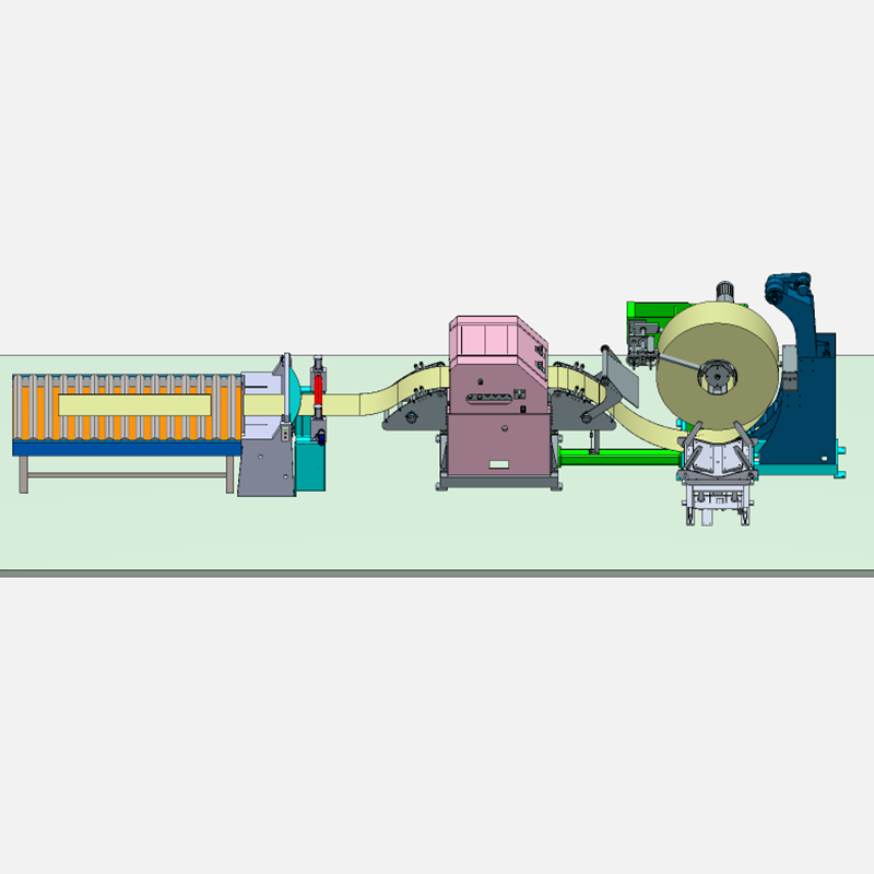 The Coil Uncoiling, Leveling, Feeding, And Cutting Line