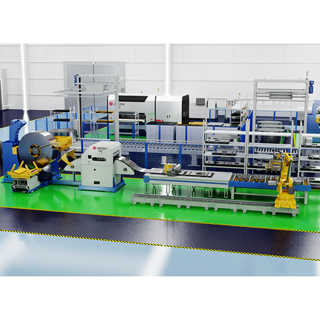 Uncoiling, Leveling and Laser Cutting Line